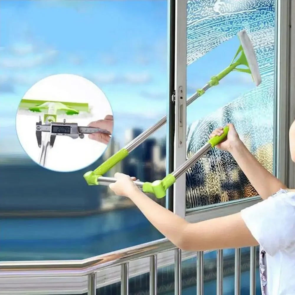ניקוי זכוכית טלסקופית מברשת גבוהה חלון ניקוי לרחוץ חלון רחיצה מיקרופייבר